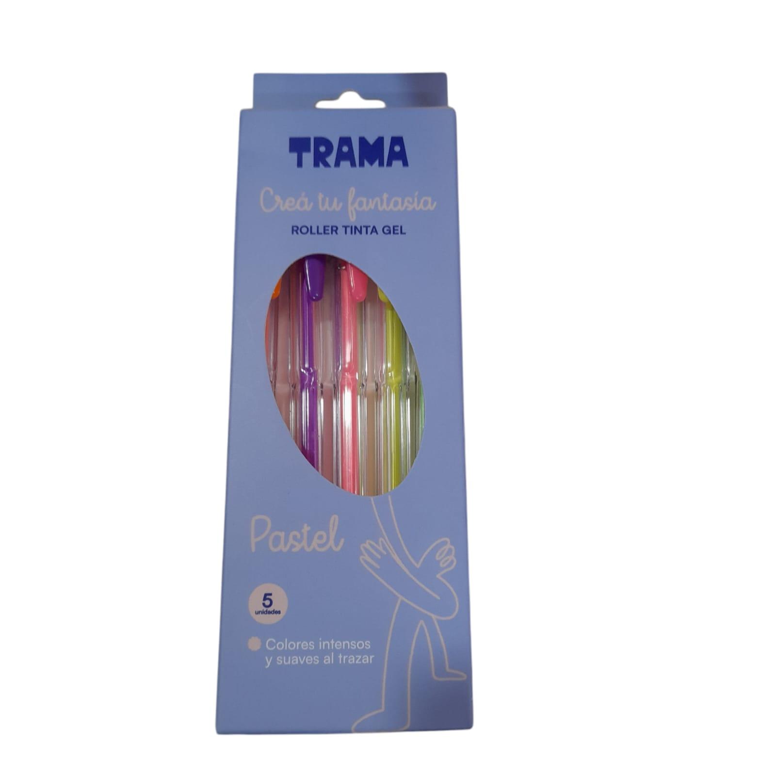 BIROMES TINTA GEL X 5 UNIDADES PASTEL TRAMA 