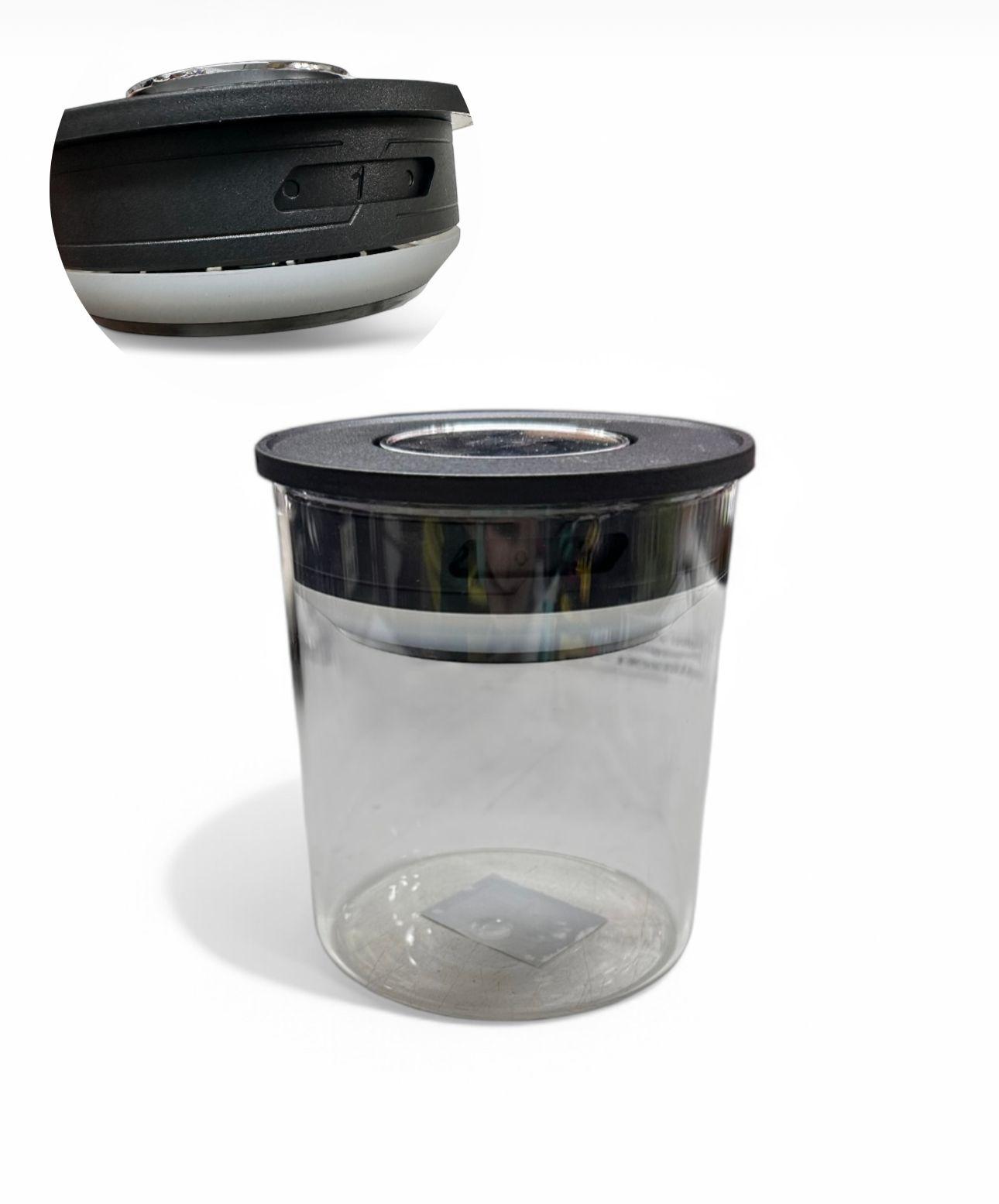  FRASCO VIDRIO 12CM CON TAPA CONTADOR DE MESES