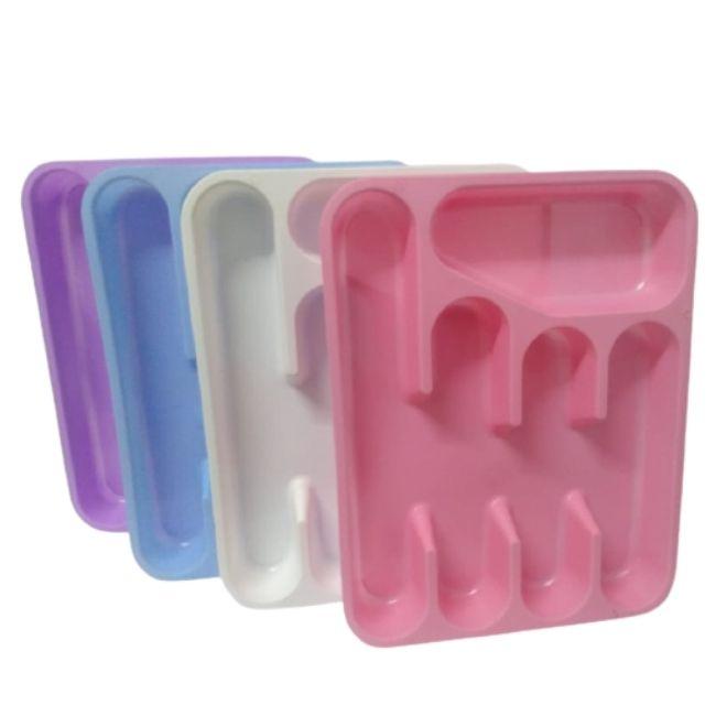 CUBIERTERO PLASTICO CON 5 DIVISIONES