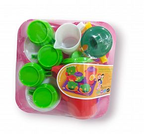 SET DE TE EN BANDEJA PLASTICO