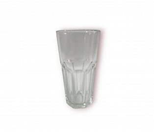 VASO VIDRIO FACETADO TRAGO LARGO DURAX 330CC 