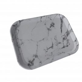 BANDEJA RECTANGULAR PLASTICA MARMOLADA